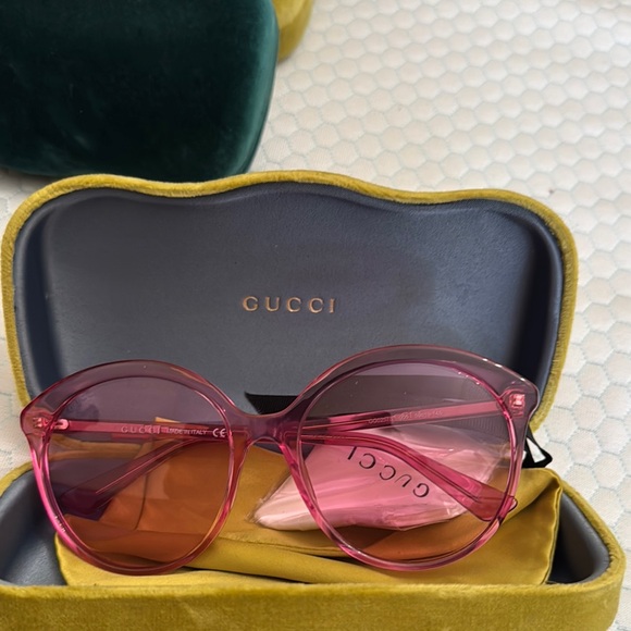 Gucci Accessories - Gucci Pink Sunglasses